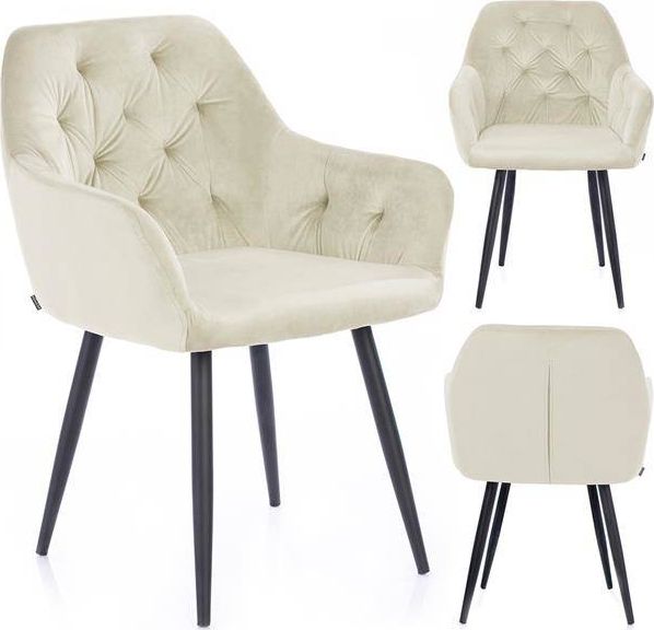 Homede Krzesło kremowe ARGENTO Homede