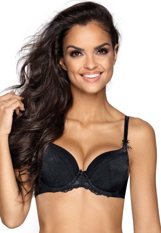 MAT Lingerie Biustonosz usztywniany czarny Iliana M-0144/22 80H