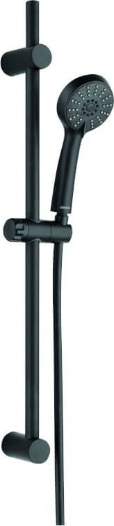 Zestaw prysznicowy Kuchinox Cento przesuwny czarny