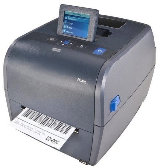 PC43 Thermal Transfer Icon,Latin Font,203DPI,European power cord