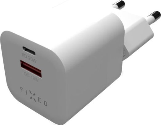 Ładowarka Fixed Ładowarka sieciowa, adapter, USB-A, USB-C, Fixed