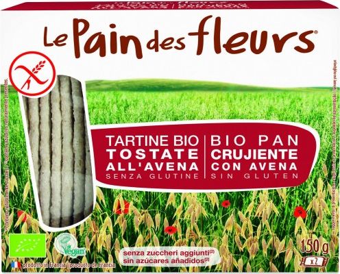 Ecor Pieczywo chrupkie owsiane bezglutenowe BIO 150 g Pain Des Fleurs