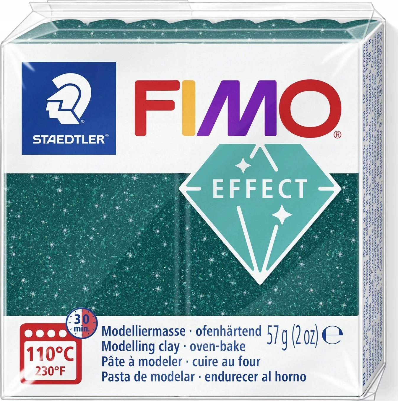 Fimo FIMO Mod.masse Effect 57g Galaxy grün retail