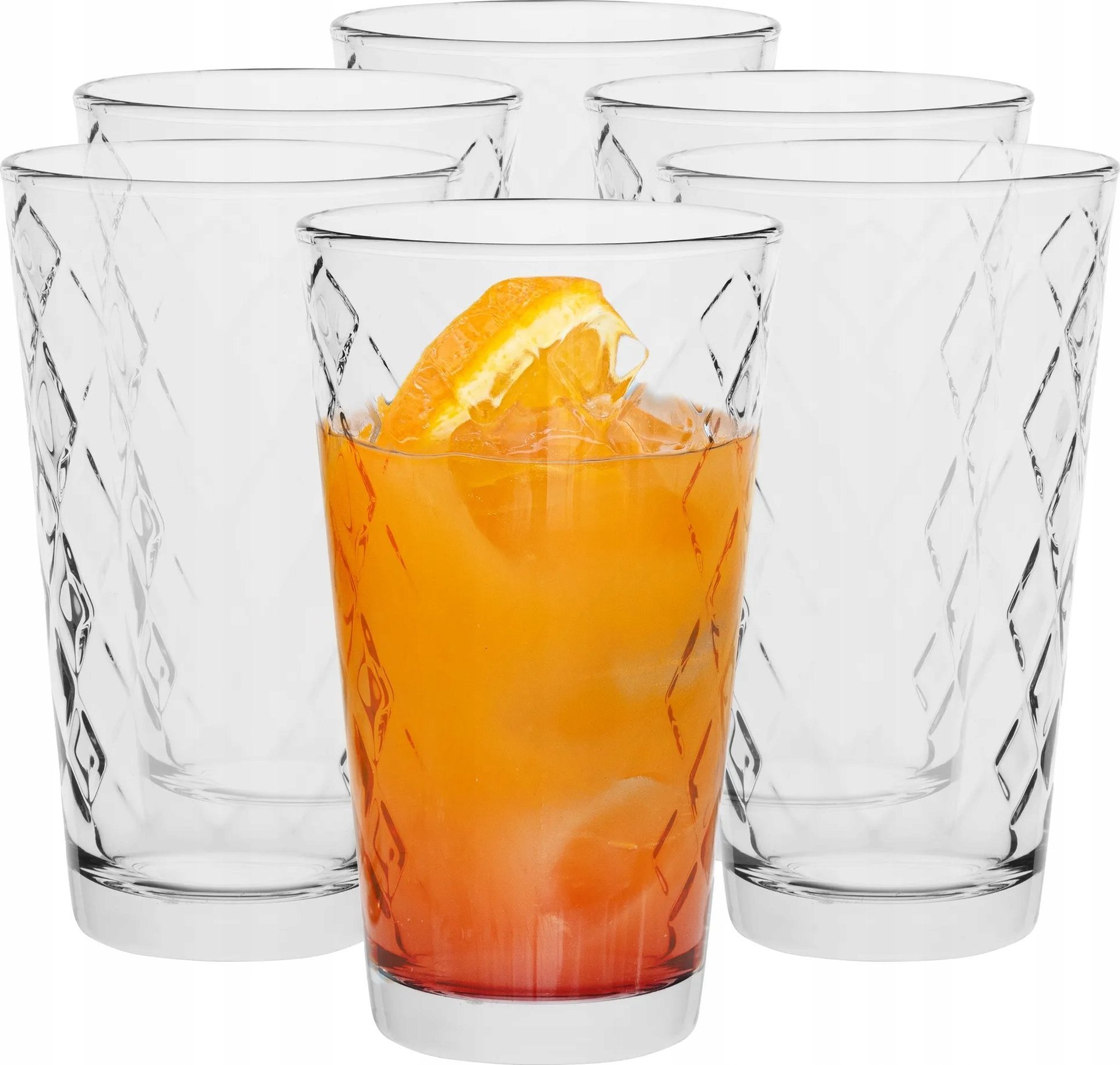 Trend For Home Ozdobna szklanka w romby Lotte 420 ml