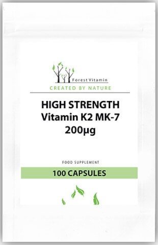 FOREST Vitamin Forest Vitamin Witamina K2 / Vitamin K2 MK7 200 mcg (100 kaps.)