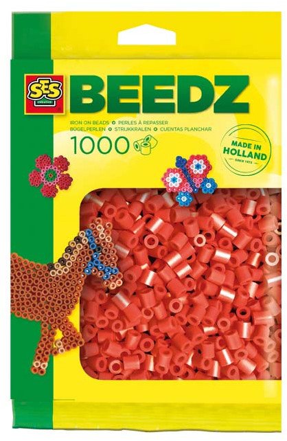 SES Koraliki do prasow.1000szt czerw.00702 07027