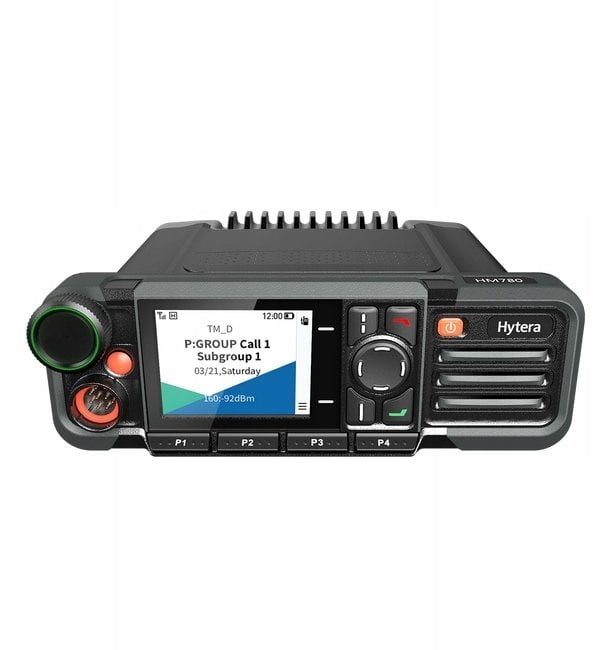 Hytera HM785L V1 VHF Niska moc 1-25W IP54 mit Lautsprechermikrofon/Halterungssatz/Netzkabel