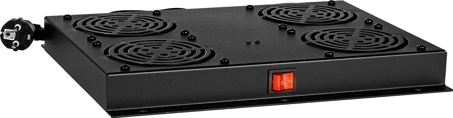 RACK Systems FANR800SQ/B - panel wentylacyjny - 4 wentylatory do serii SQ