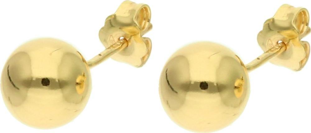 Rosanto Złote kolczyki kulki na sztyfty 585 14k