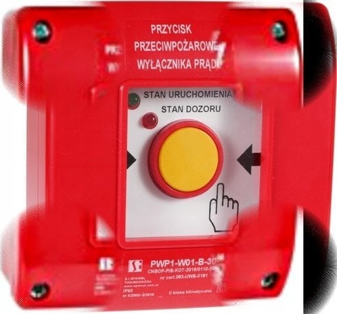 Spamel P/POŻ WYŁ.PRĄDU PWP1-W01-A-11-2LED7\.