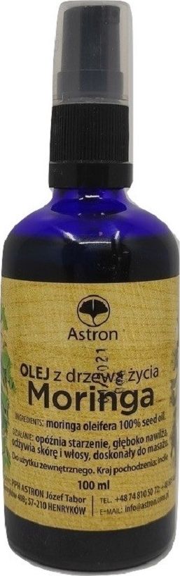Astron Olej Z Moringi 100 Ml Olej Z Drzewa Życia Moringa