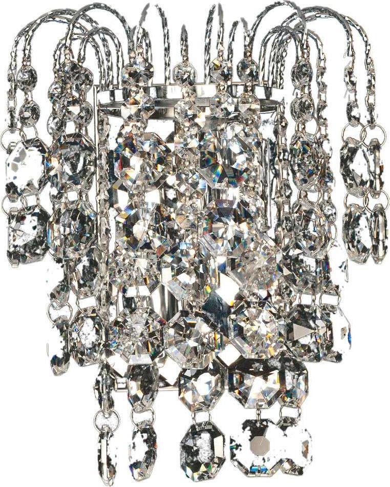 Lampa wisząca VEN Kinkiet LAMPA ścienna VEN K-B 0131/2 glamour OPRAWA z kryształkami przezroczysta