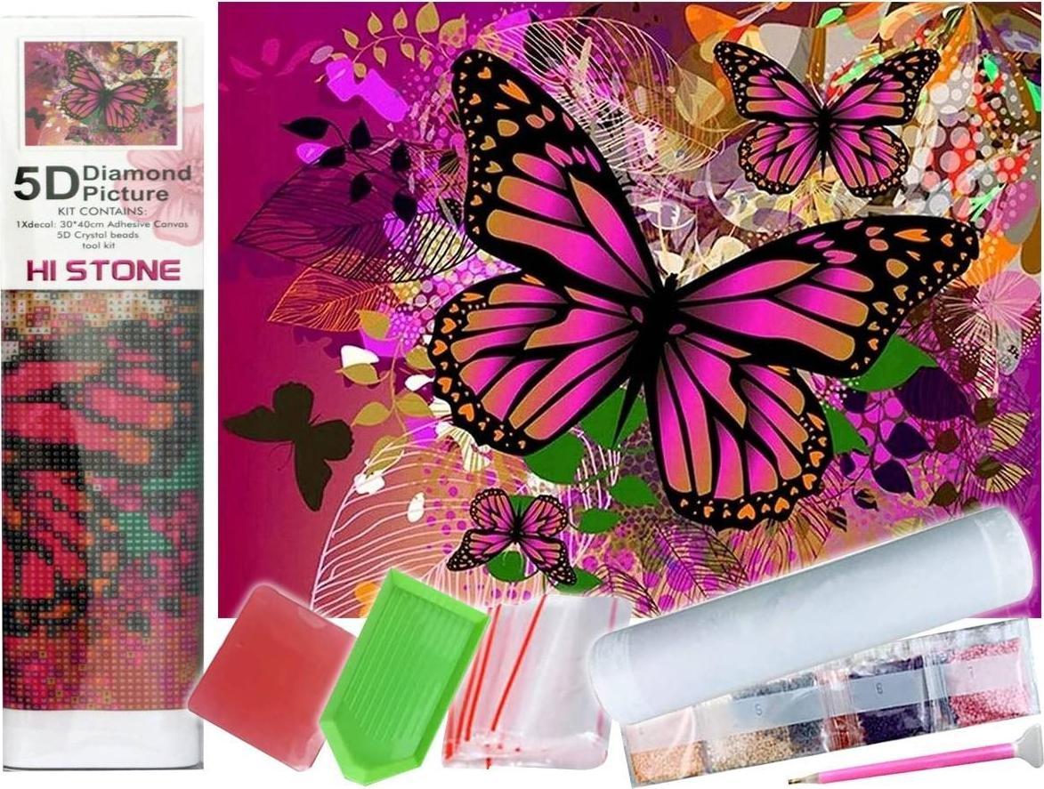 Norimpex Diamentowa mozaika Motyle 1004949