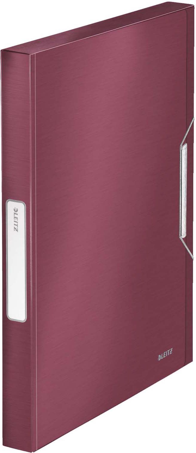 Leitz TECZKA Z GUMKĄ CIEMNOCZERWONY (39560028)