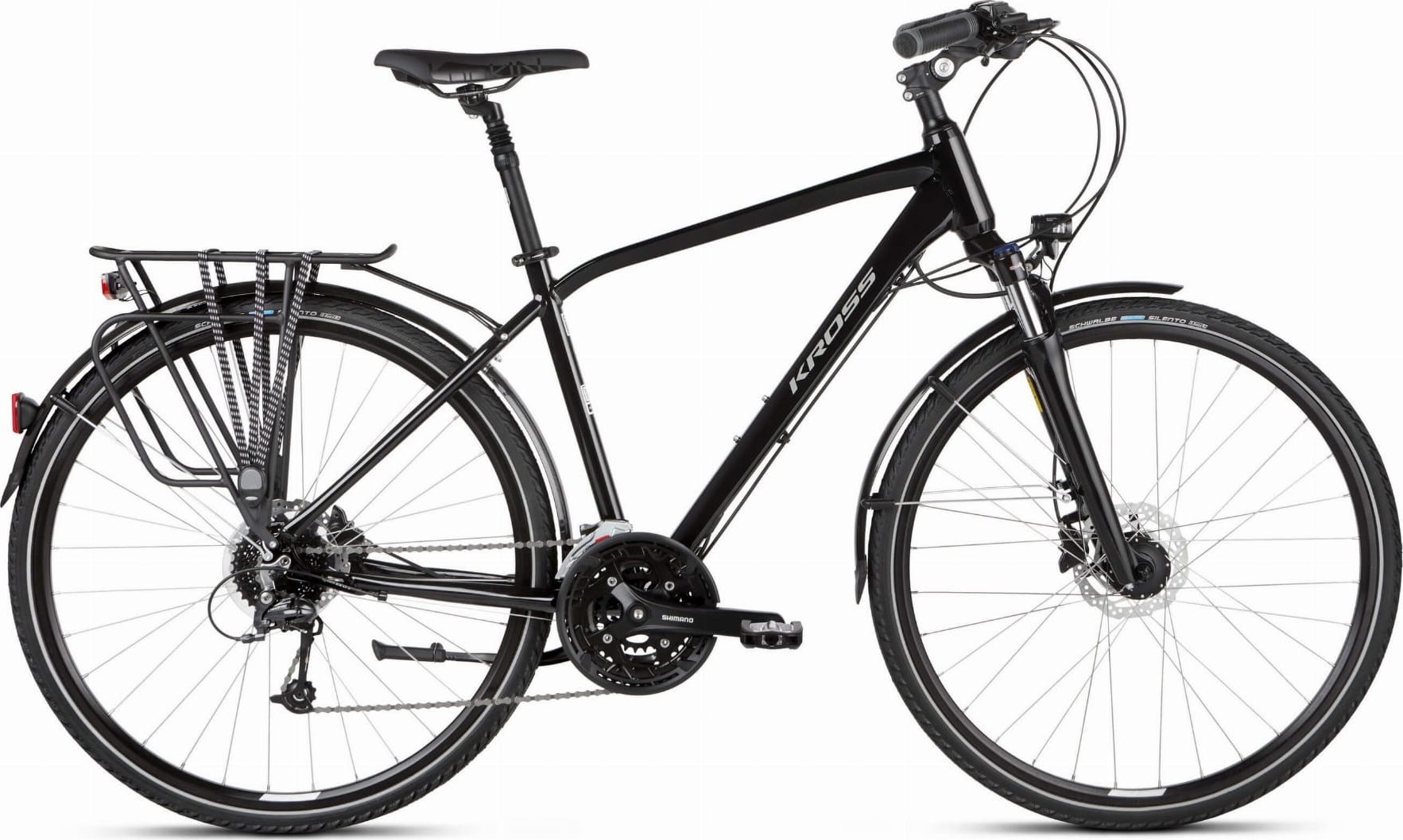 Kross Kross Trans 8.0 Męski Czarny Szary Połysk 2022 (M)