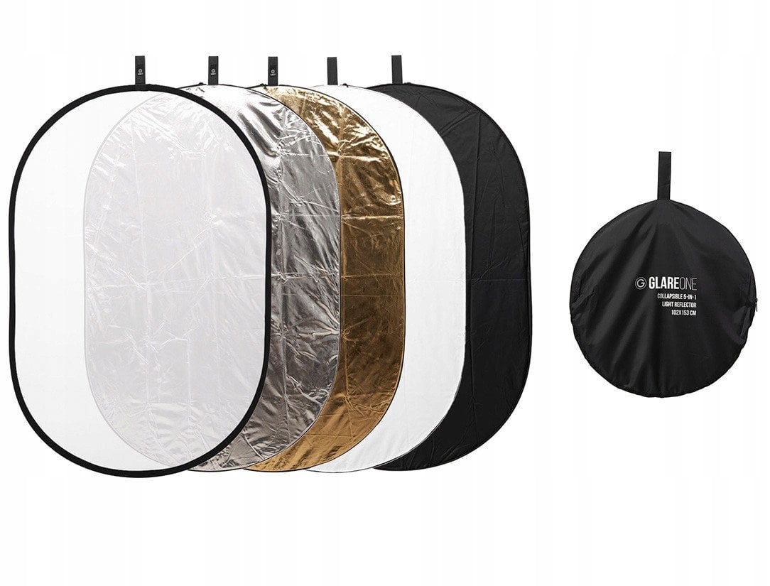 GlareOne Bounce Board 5-in-1 102x153 cm - blenda 5 w 1