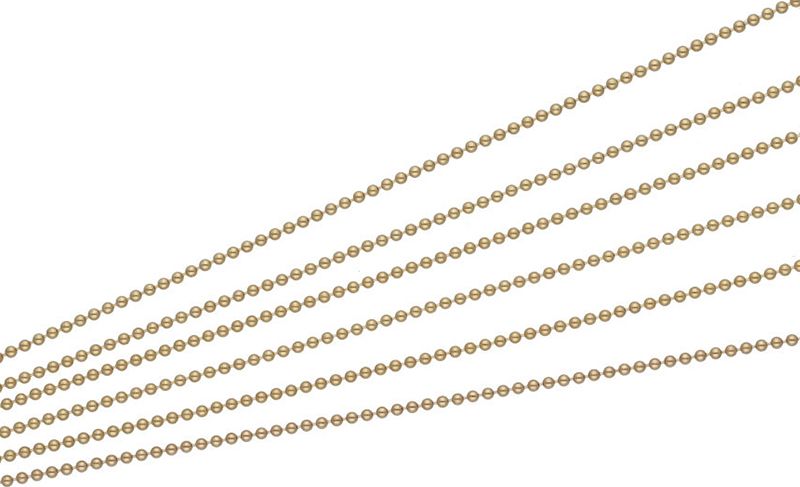 Lovrin Złoty łańcuszek 585 łączony z kulek 40cm 2,21g