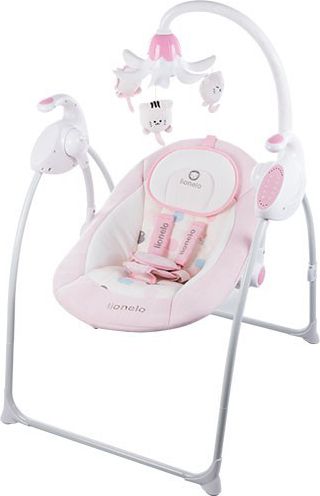 Lionelo Leżaczek Robin pink