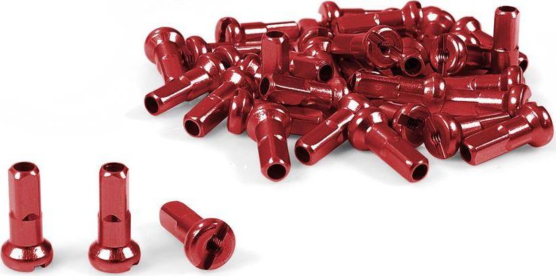 Cn Spoke Nypel stalowy marki CN Spoke SN12 długość 12mm, czerwony 36 szt.