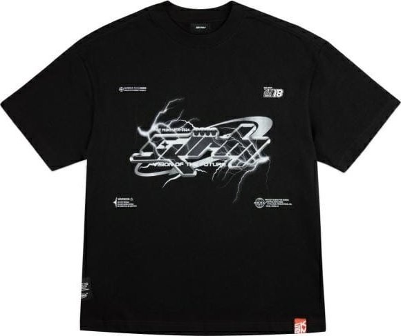 Skinarma T-Shirt Bolt L czarny/black