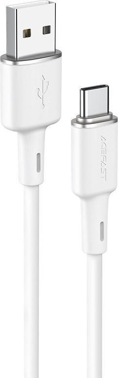 Kabel USB Acefast USB-A - USB-C 1.2 m Biały (6974316280774)