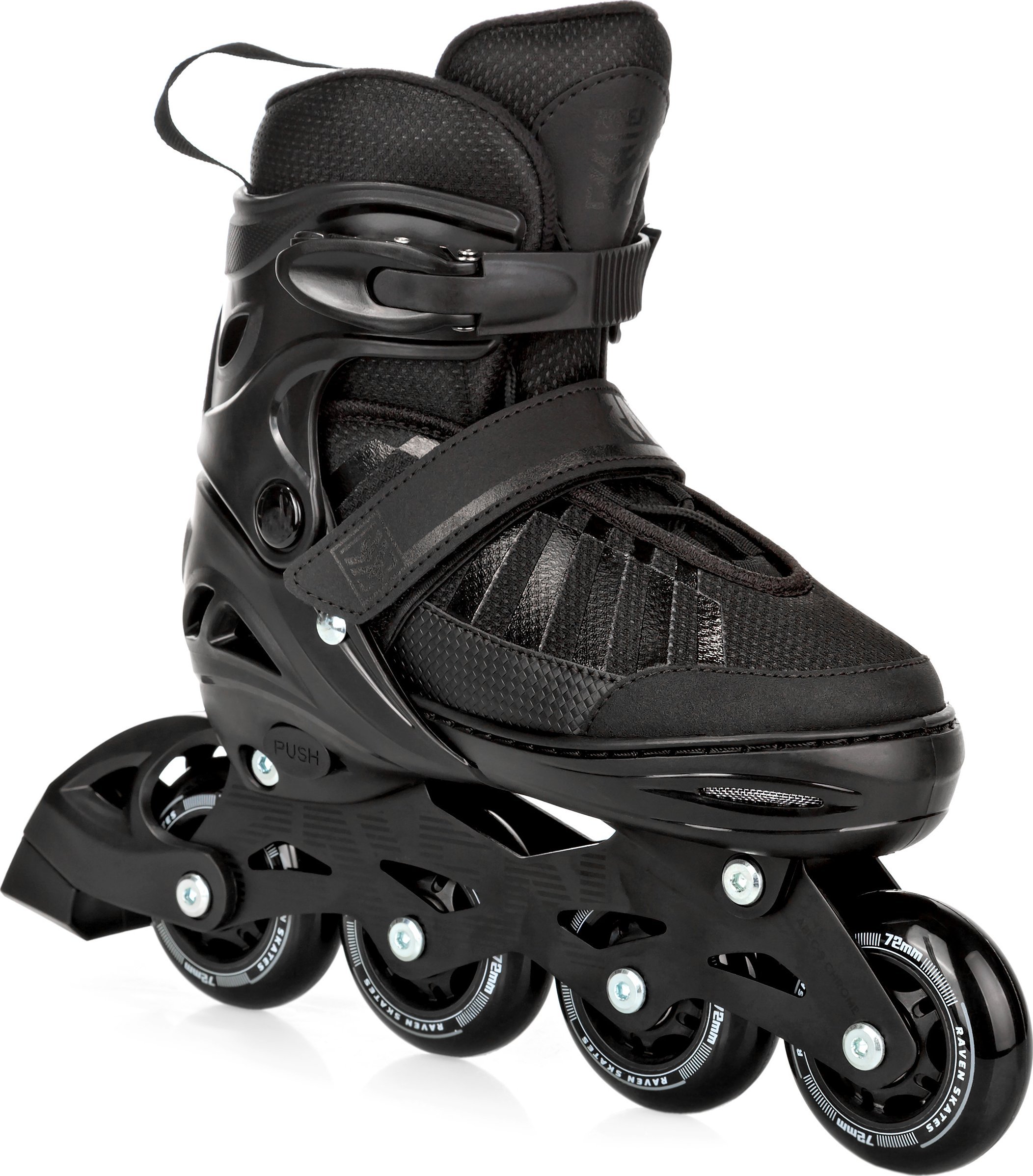Rolki Raven Inlineskates Oxen rekreacyjne regulowane czarne r. 38-42