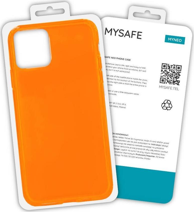 Mysafe MYSAFE ETUI NEO IPHONE 12 MINI POMARAŃCZOWY PUDEŁKO