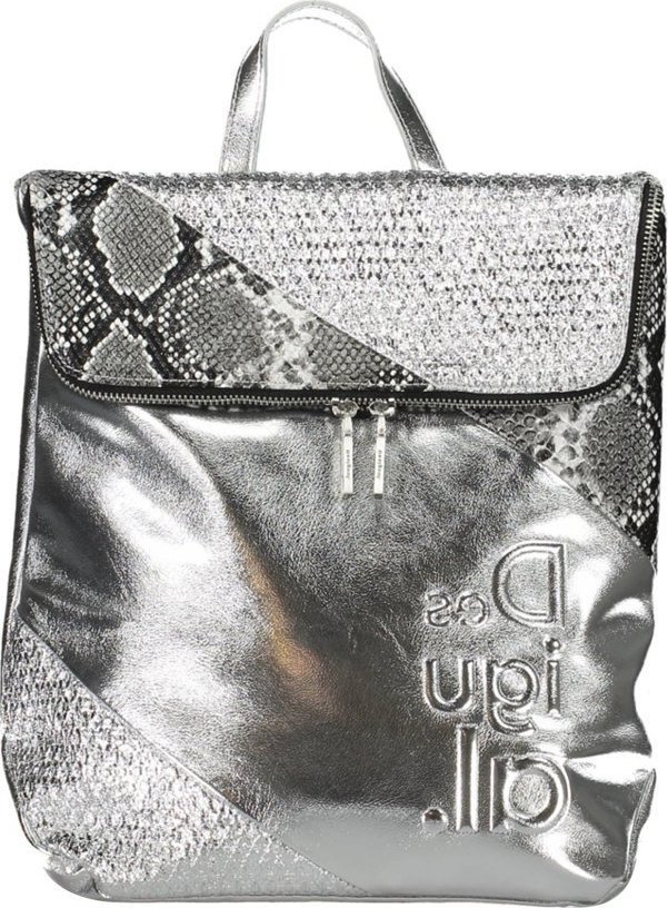 Desigual DESIGUAL SREBRNY PLECAK DAMSKI uniwersal