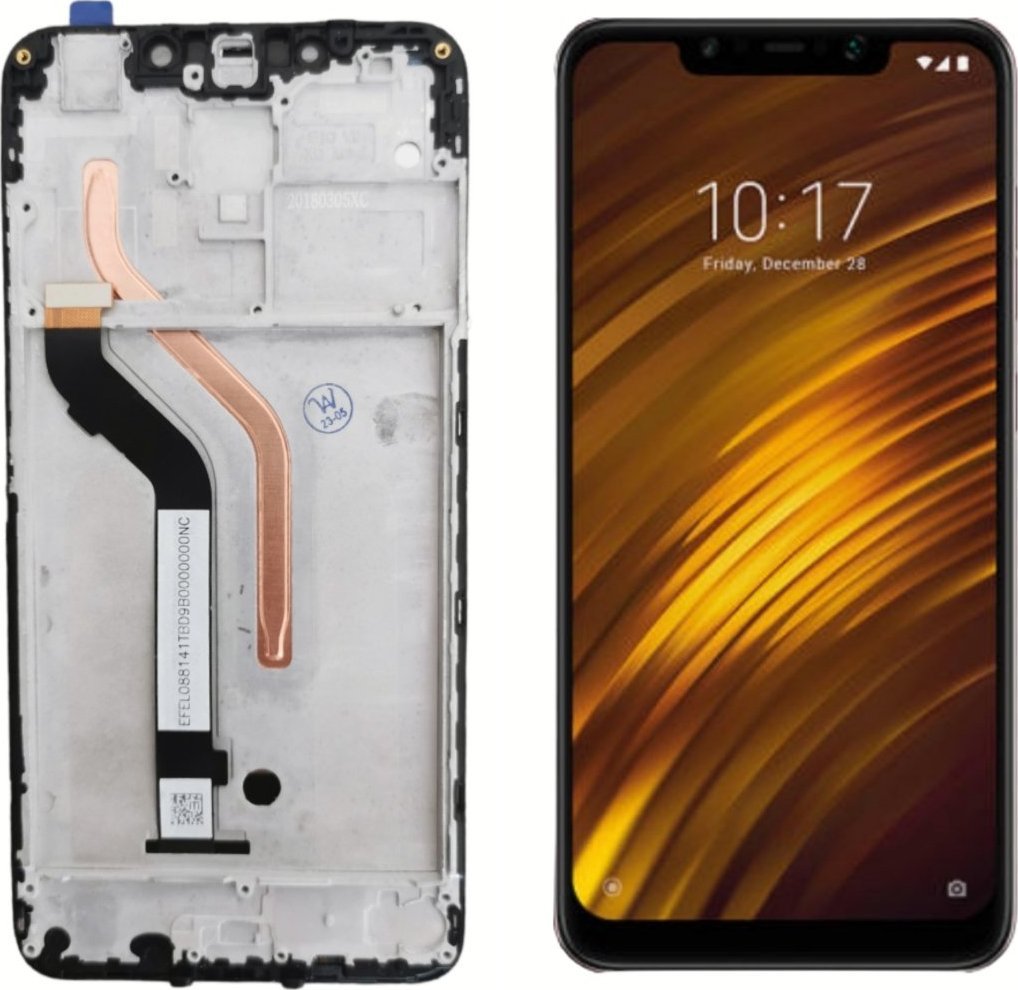 GregooLCD Wyświetlacz XIAOMI POCOPHONE F1 ramka