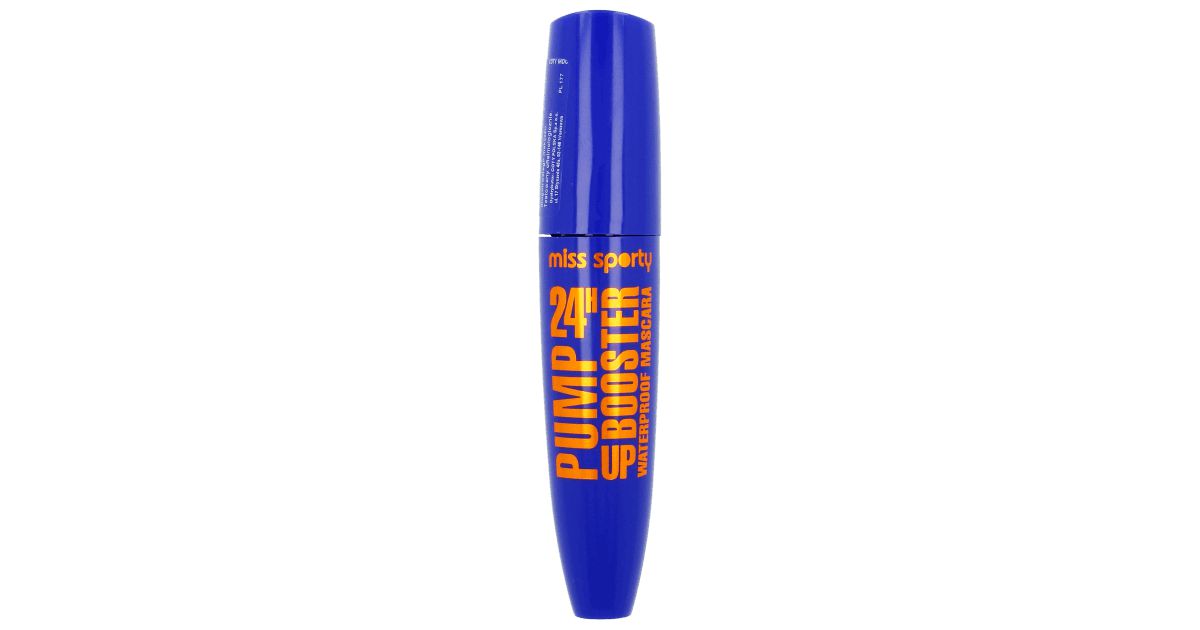 Miss Sporty Miss Sporty Maskara do rzęs Pump up Booster 24H wodoodporna czarna 12ml