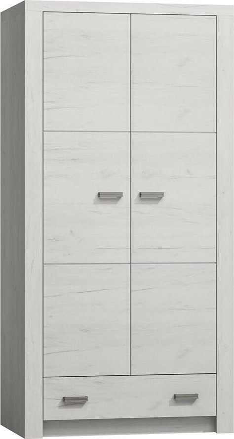 Elior Szafa dwudrzwiowa kraft biały - Dagna 2X