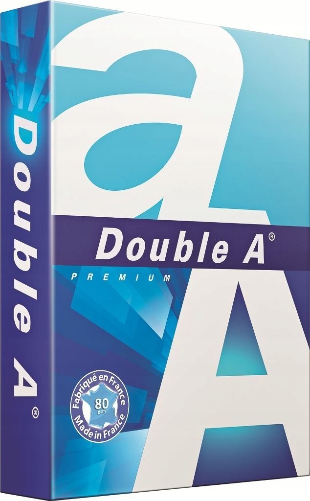 Double A Papier ksero A4 80g Double-A Premium DoubleA-250 A4 80g biały 165 CIE 250 ark