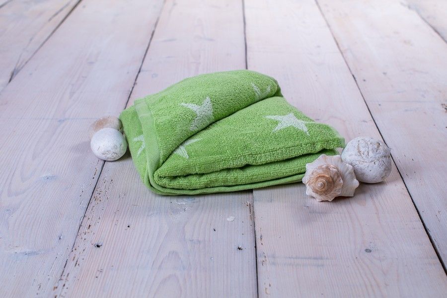 JAHU Ręcznik Stars - 50 x 100 cm, limonka