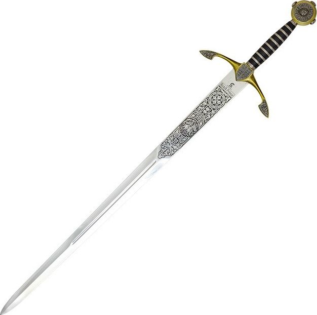 PŁATNERZE HISZPAŃSCY Cudnie Zdobiony Miecz Czarnego Księcia (249)