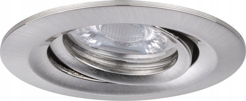 Paulmann Oprawa wbudowana NovaPico Plus Coin Easy ściemniana ruchoma 1x3W 2700K 230V Żelazo Szczotkowane/Aluminium