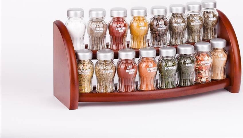 GALD Przyprawnik półka na przyprawy zestaw 16 szt