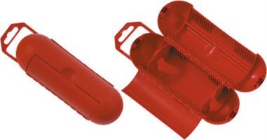 Bachmann BACHMANN kabel bezpieczny czerwony, duża wersja wszystkie wtyczki (IP44)