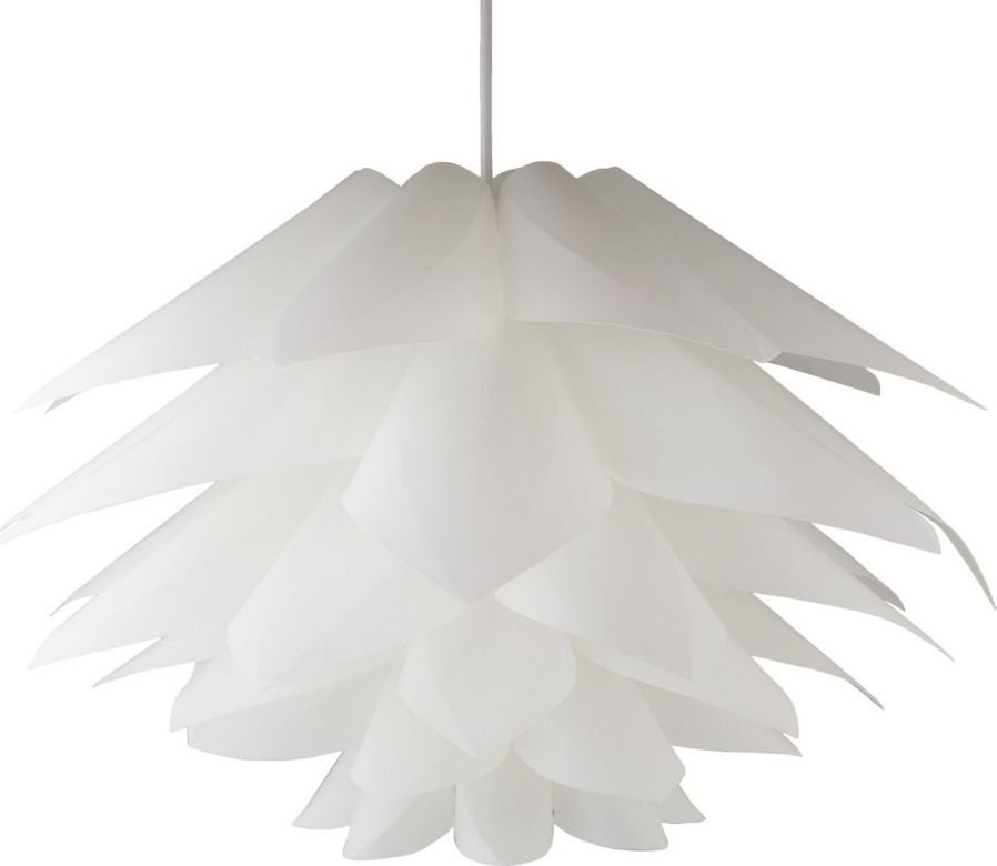 Lampa wisząca Abigali Dekoracyjna lampa wisząca ABIGALI-LOTUS z pilotem ananas biały