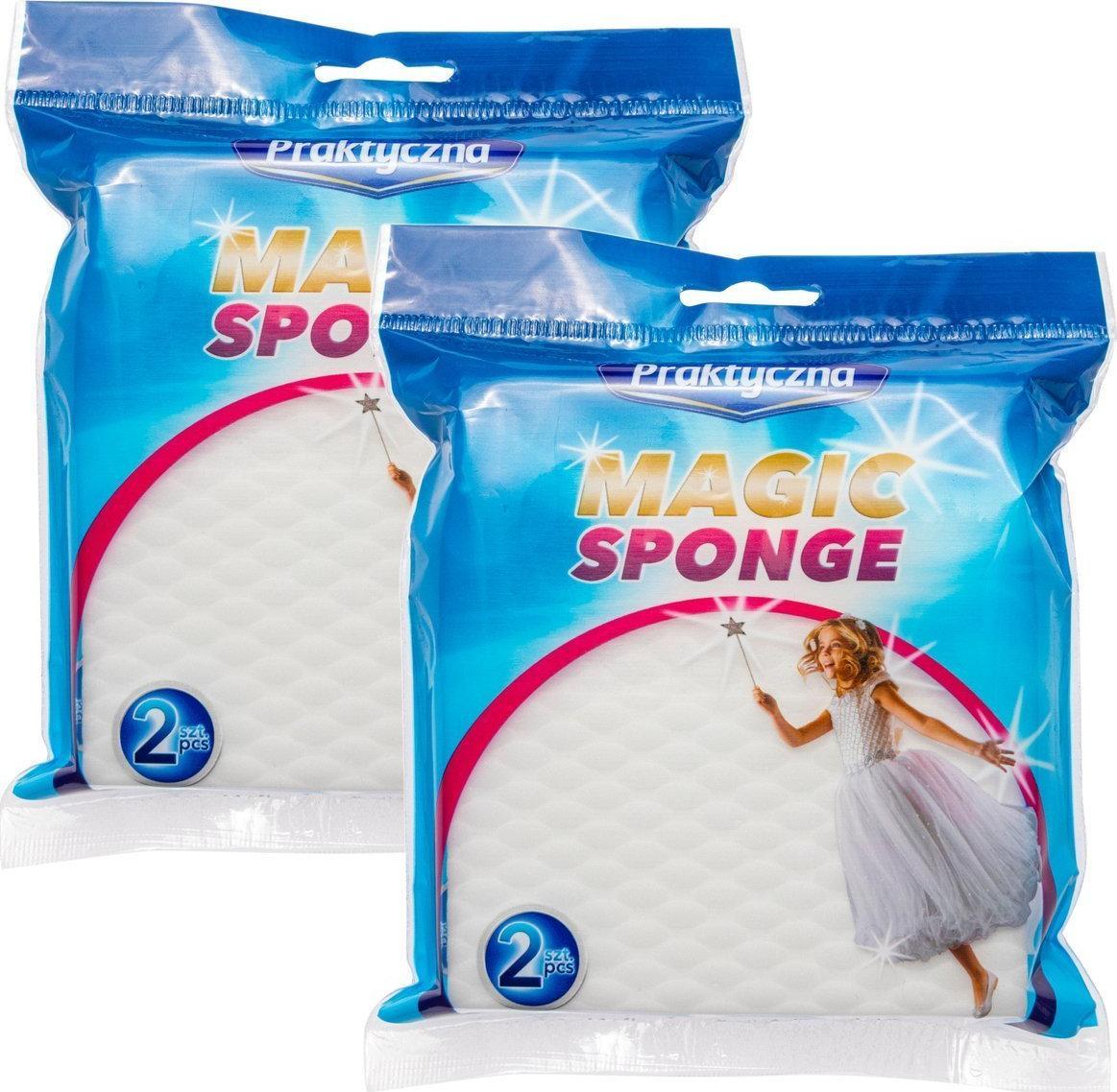 Praktyczna 2x Praktyczna Magic Sponge 2 szt. - magiczna gąbka