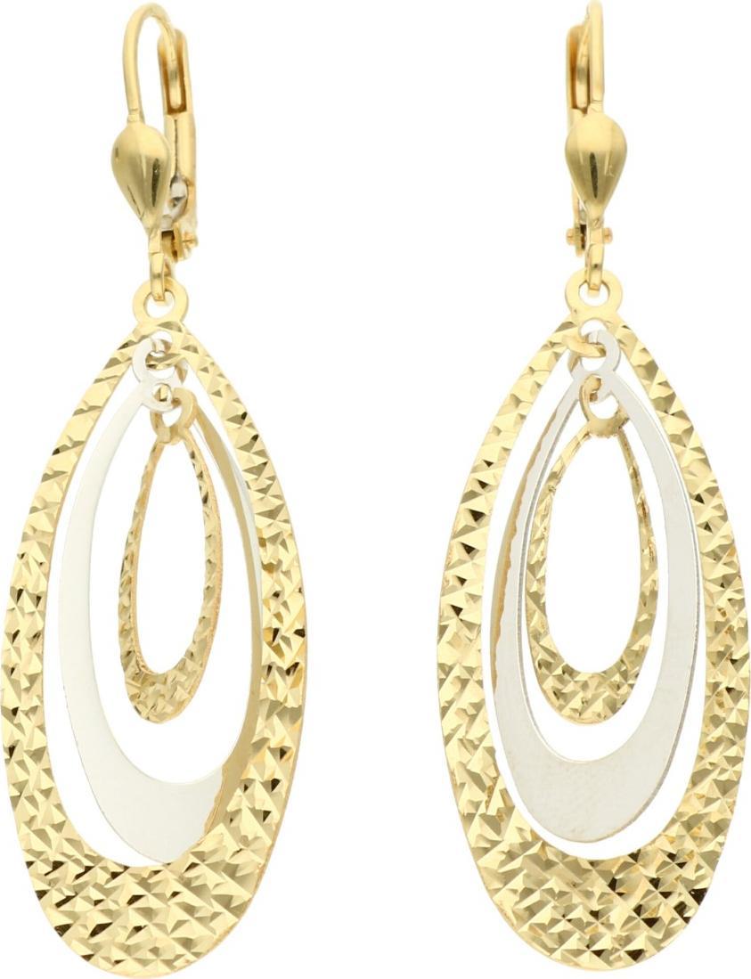 Rosanto Złote ruchome kolczyki 585 14k