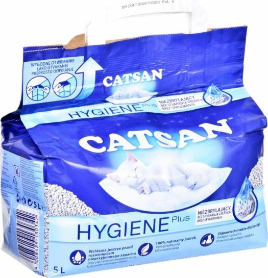 Żwirek dla kota Catsan Hygiene Plus Naturalny 5 l