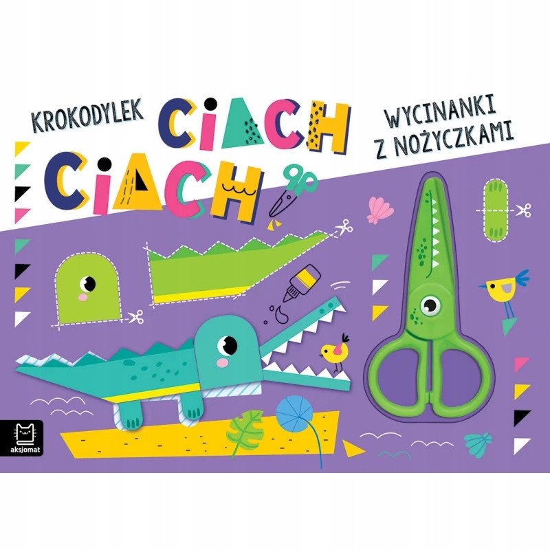 Wycinanki z nożyczkami Krokodylek ciach... 40393