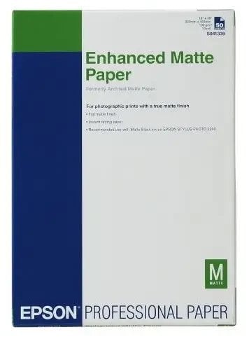 EPSON Enhanced matte Papier inkjet 192g/m2 DIN A3+ 100 Blatt 1er-Pack