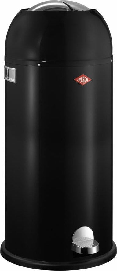 Kosz na śmieci Wesco Kosz na śmieci czarny Kickmaster Maxi 40l Wesco