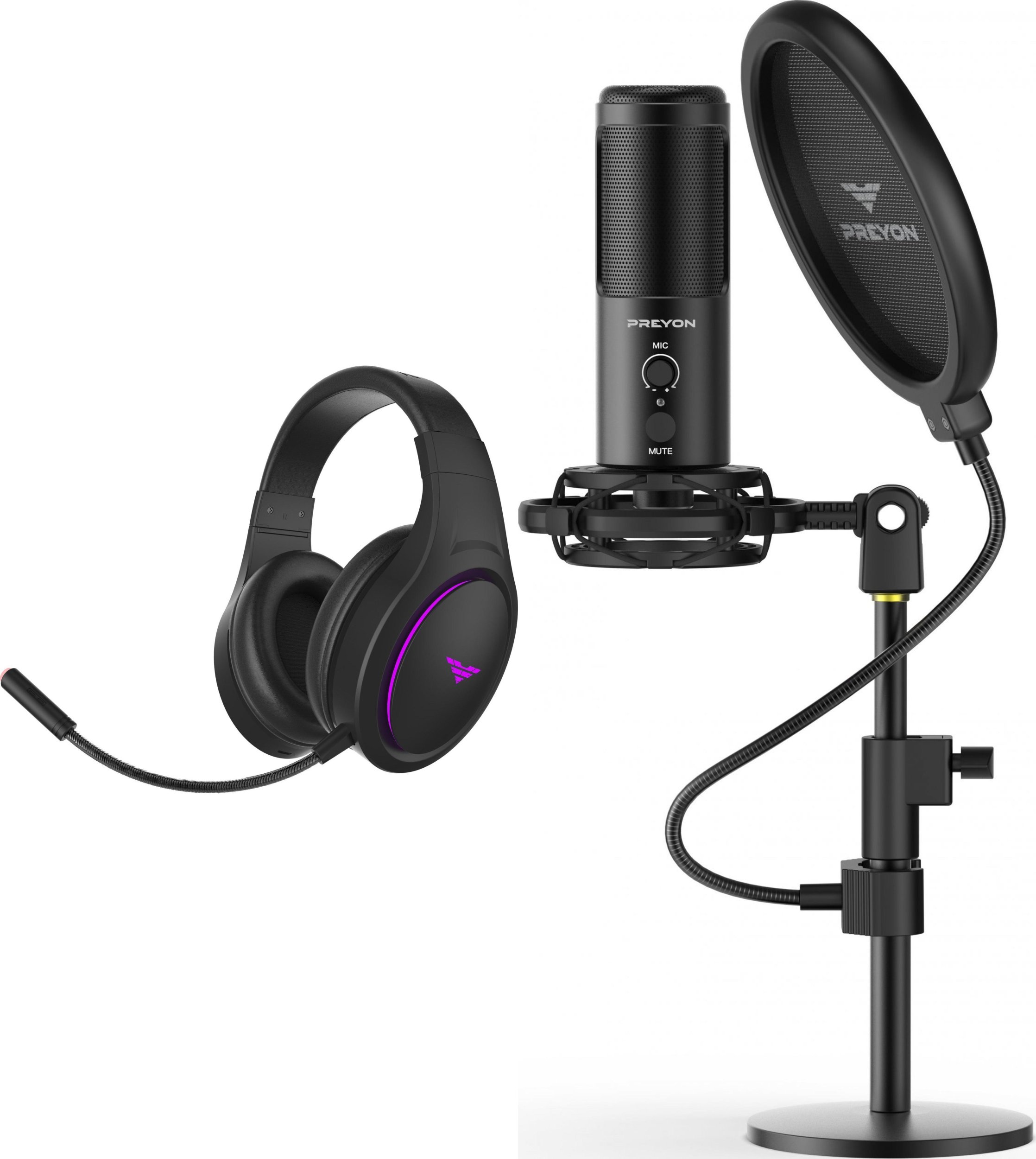 Słuchawki PREYON Słuchawki Preyon Hurricane Fly (PHF40B) + Buzzard Scream (PBS43B)