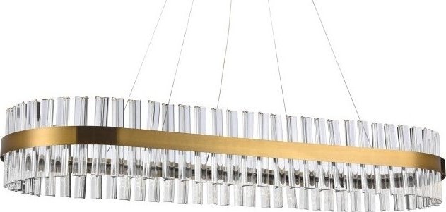 Lampa wisząca Azzardo Podłużna lampa wisząca Francesca AZ5263 LED 64W mosiądz