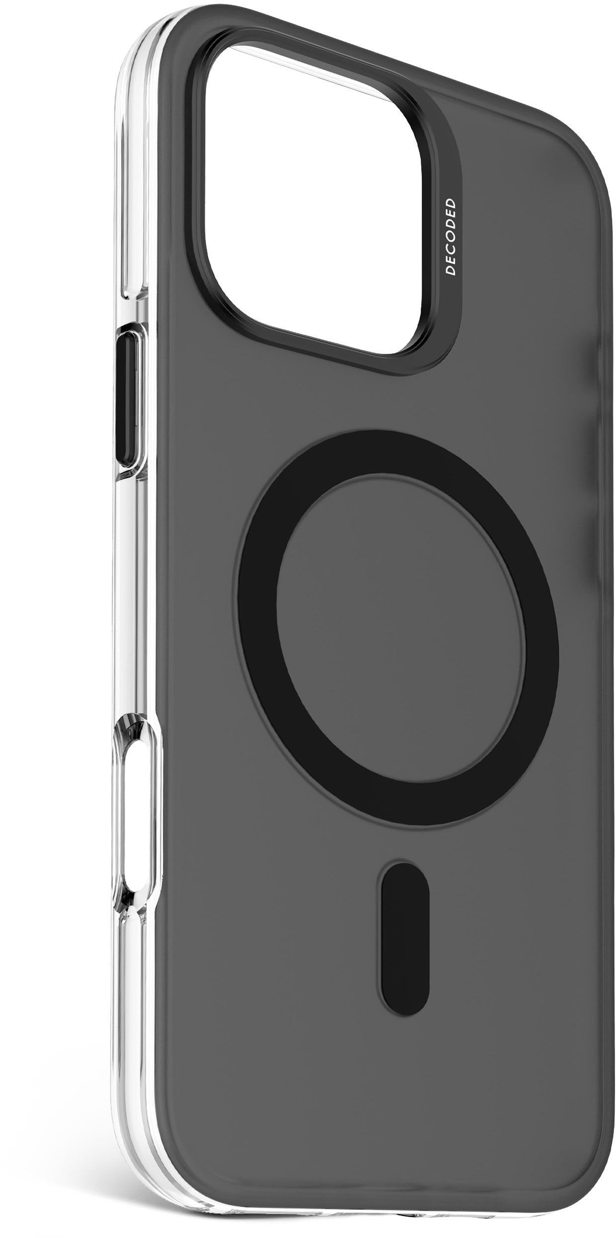Decoded Recycled Plastic Backc. iPhone 16 Pro Max Transp. Black