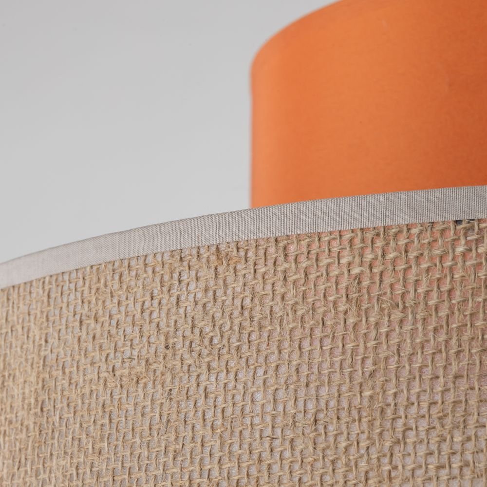 Lampa wisząca DUO JUTA ORANGE 3227 TK Lighting