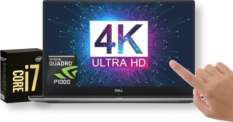Laptop Dell PRECISION 5530 i7-8850H 4K! 8/2TBNVMe NVIDIA