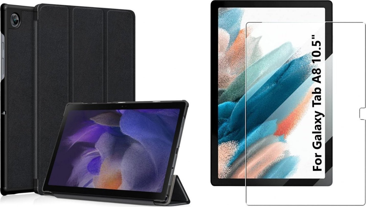 Etui na tablet Braders Etui z Klapką Smartcase + Szkło Ochronne do Galaxy Tab A8 10.5